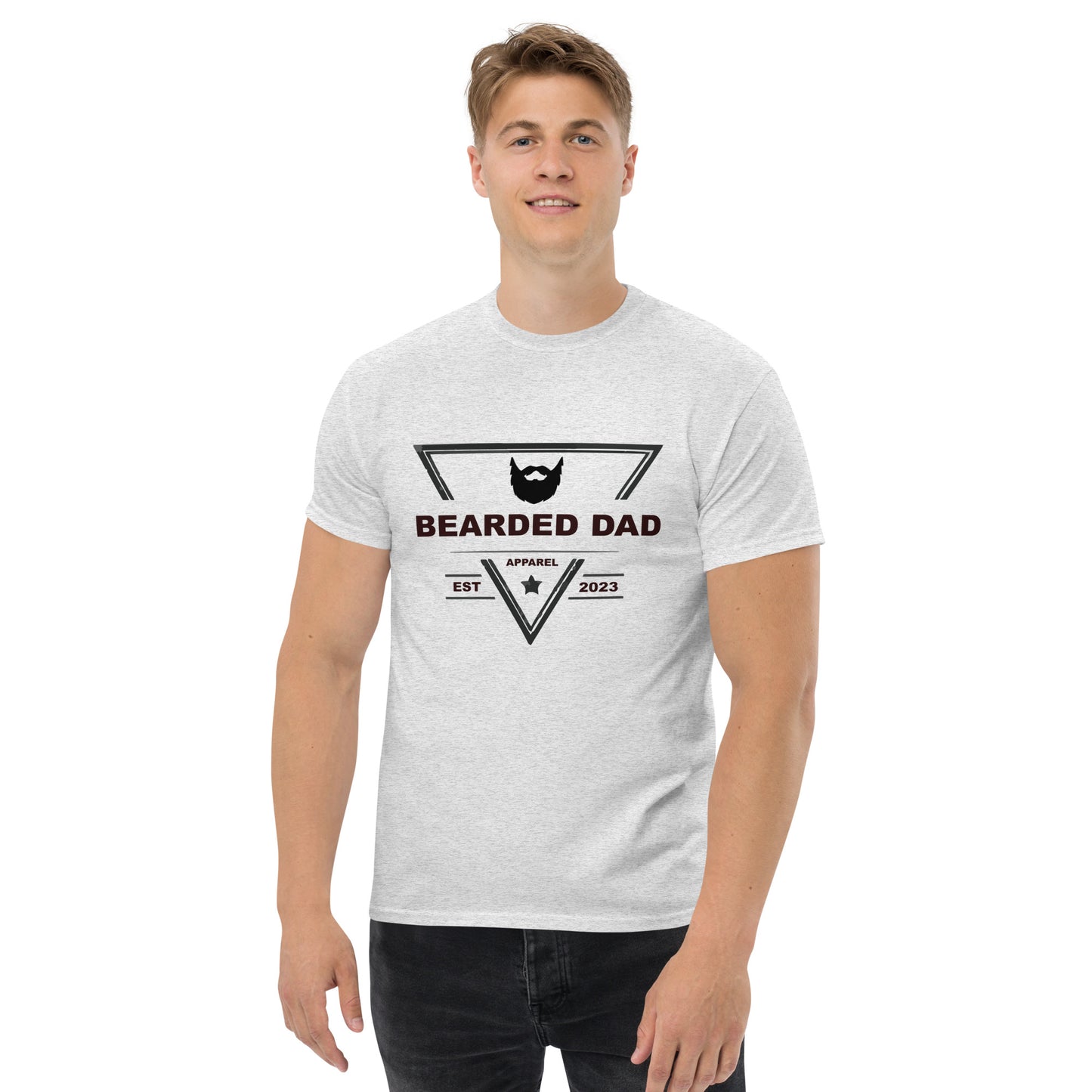 Bearded Dad Black Logo - Men's classic tee