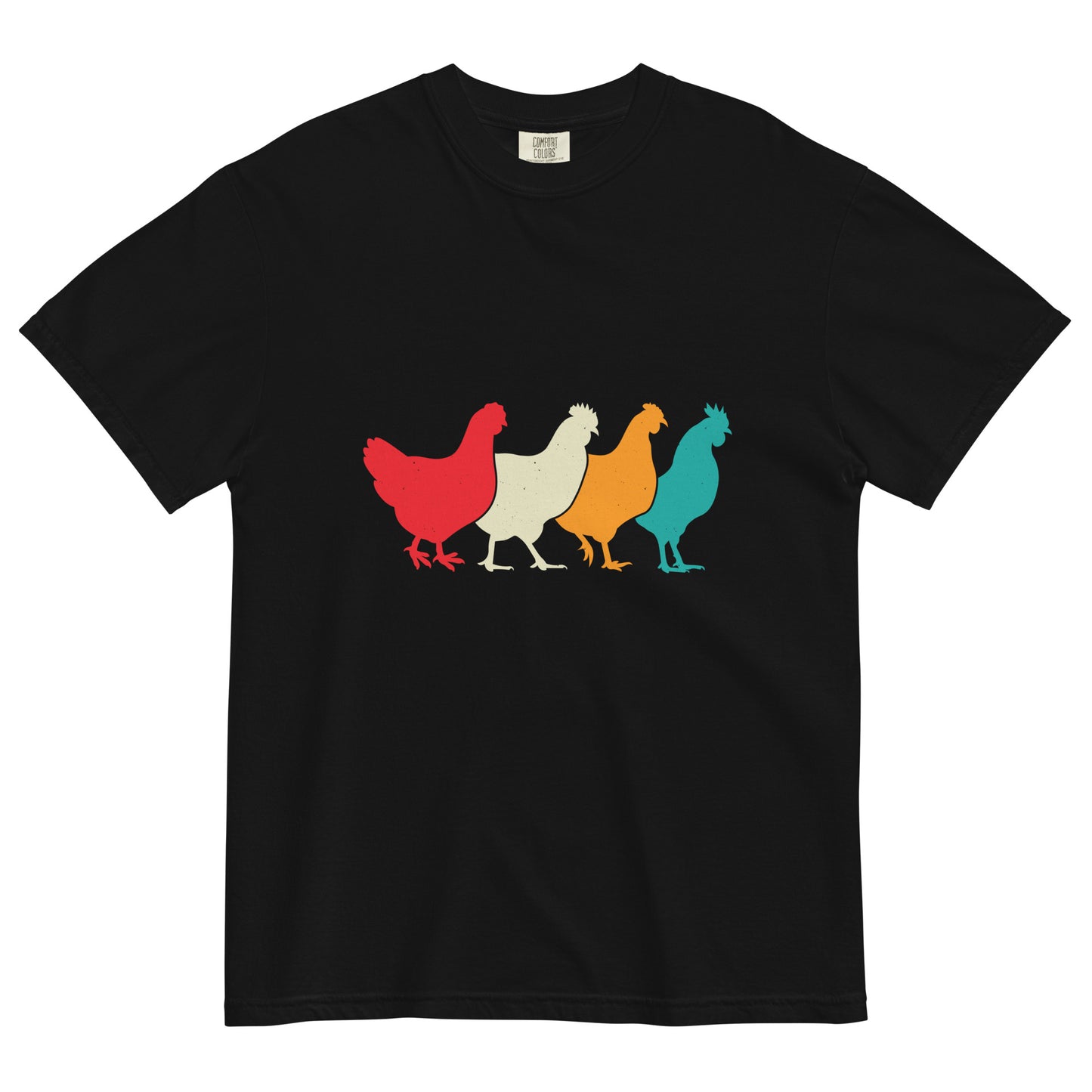 Colorful Chickens t-shirt