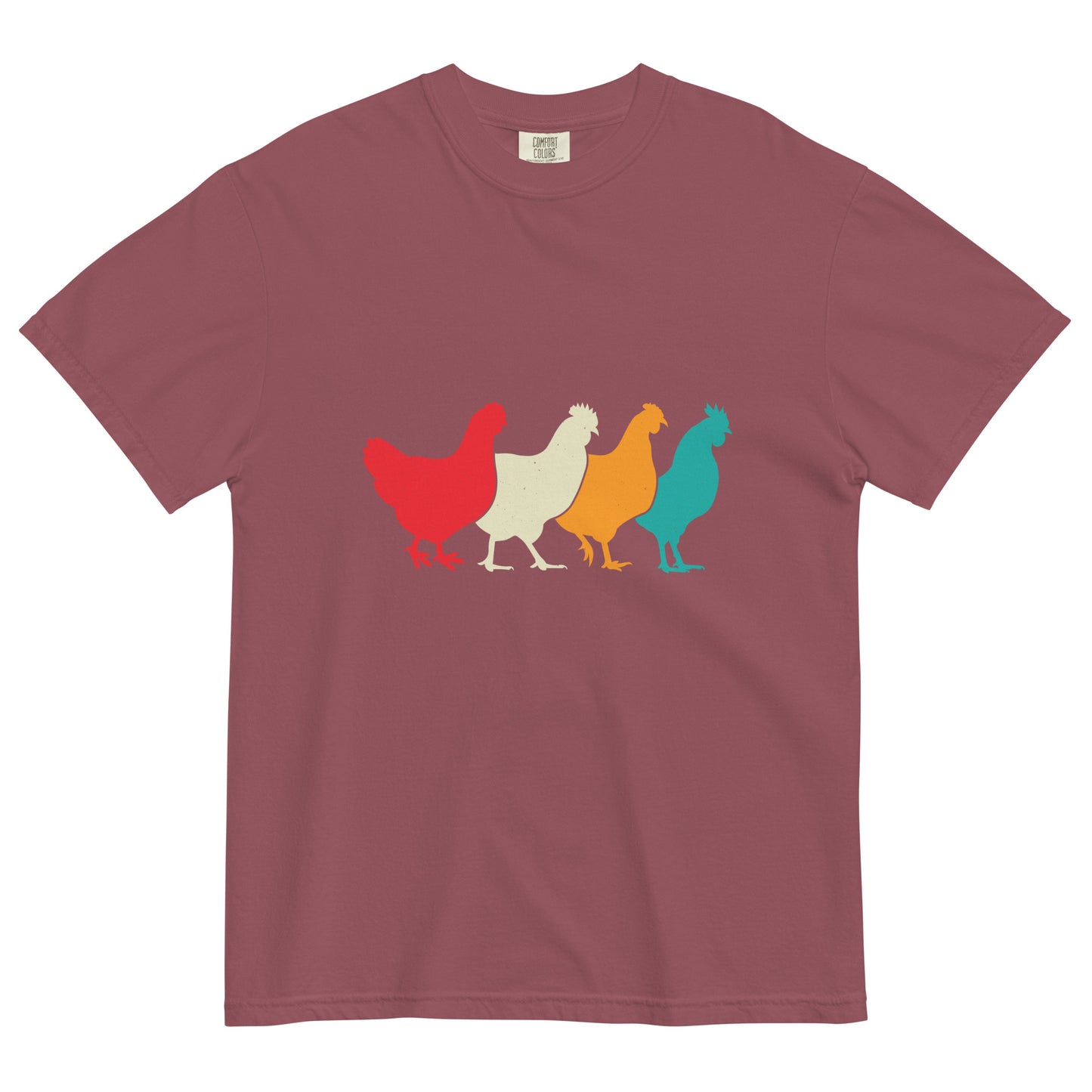 Colorful Chickens t-shirt