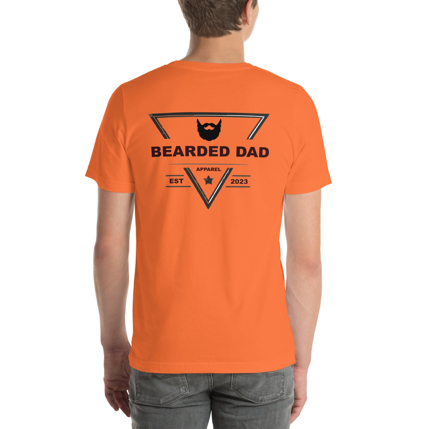 Bearded Dad Logo - Back - Unisex t-shirt